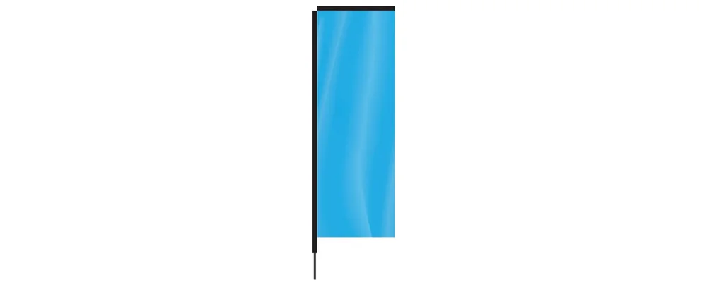 Rektangel strandflag