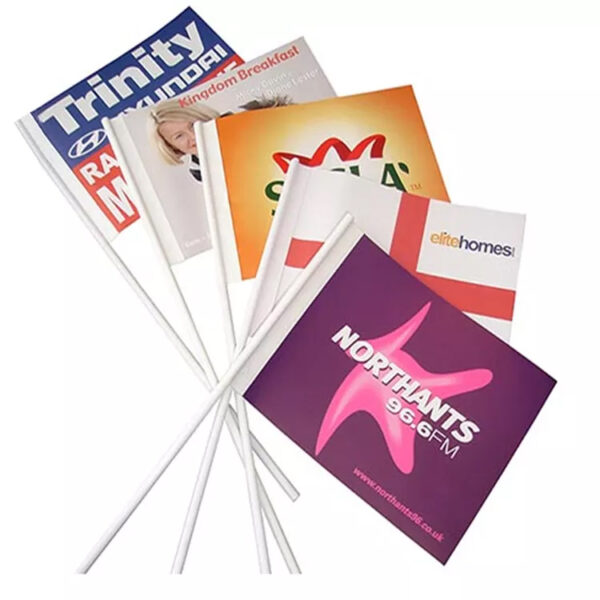 Bandeiras manuais impressas personalizadas