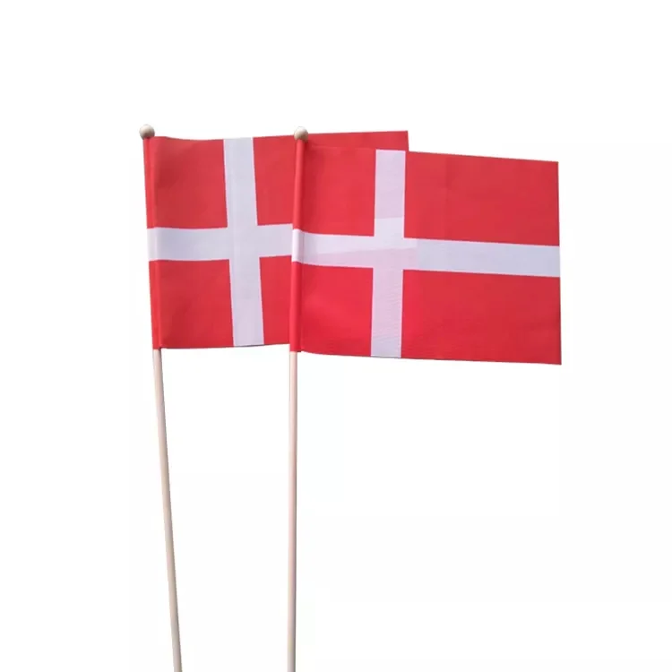 Drapeaux à main imprimés personnalisés