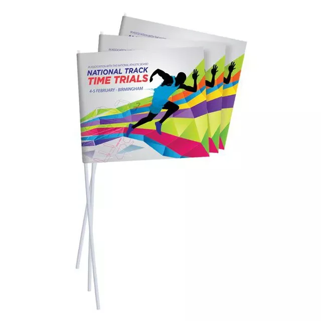 Drapeaux à main imprimés personnalisés