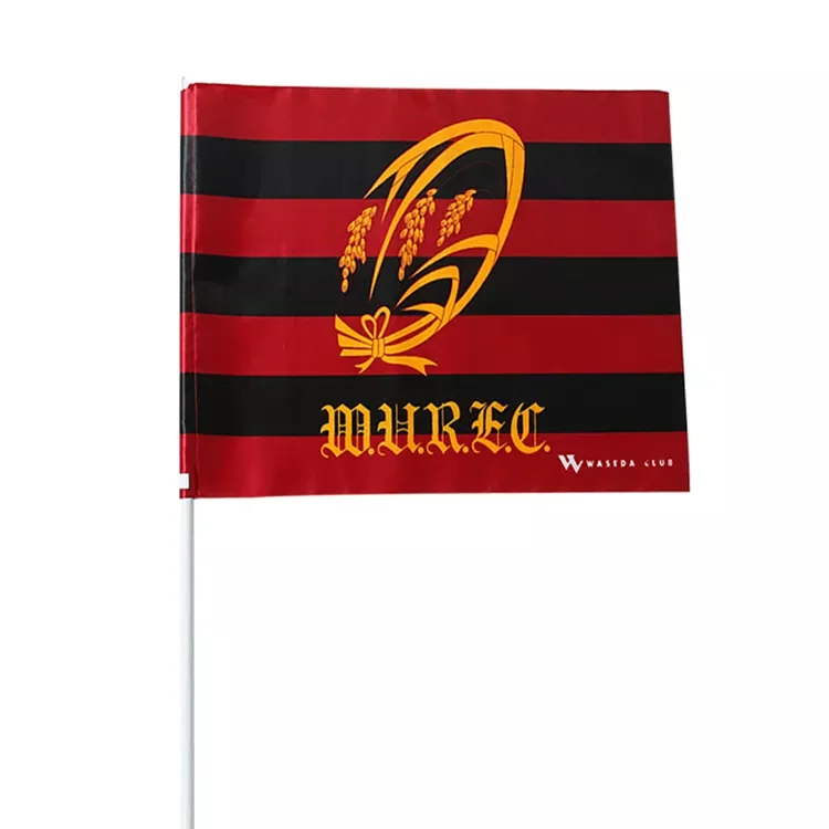 Drapeaux à main imprimés personnalisés