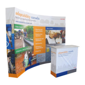 Curved Tension Fabric Pop-Up Displays