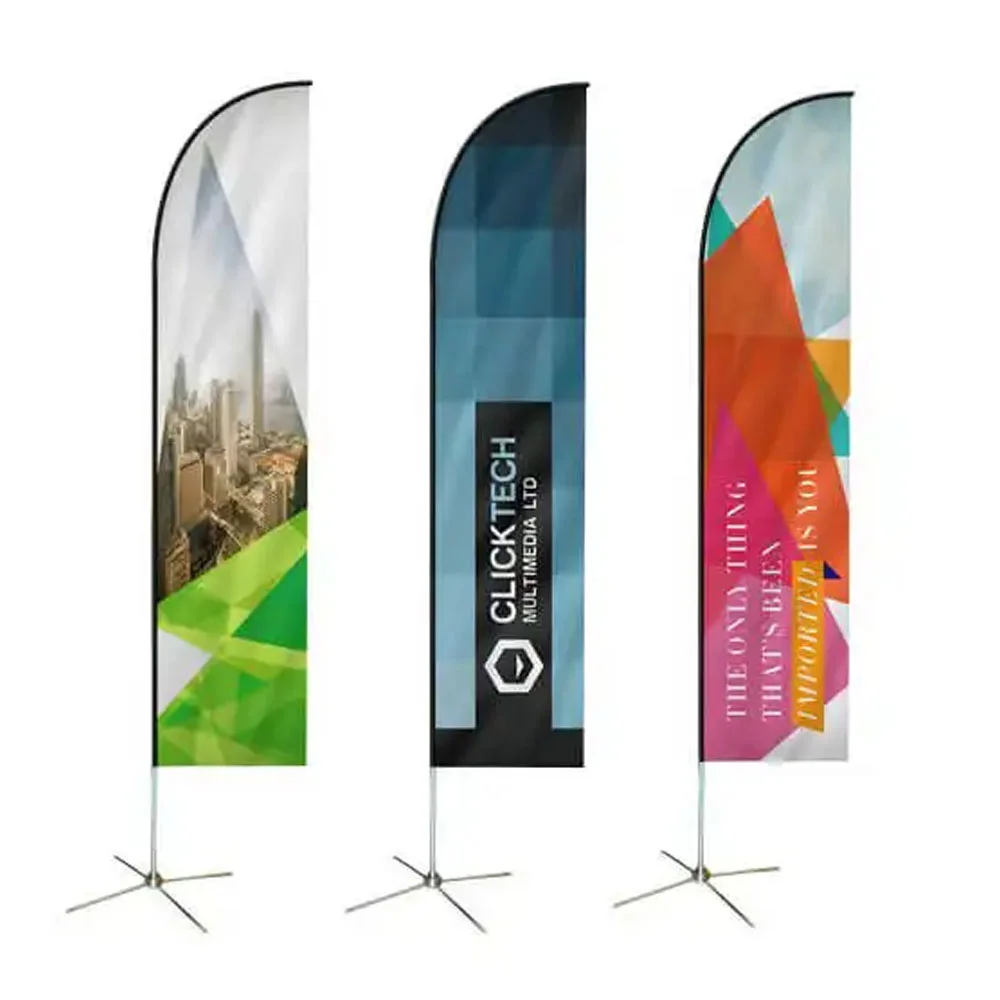 Custom Feather Flags 10'x2.5' - Unlimited Colors - No Set up Fees!