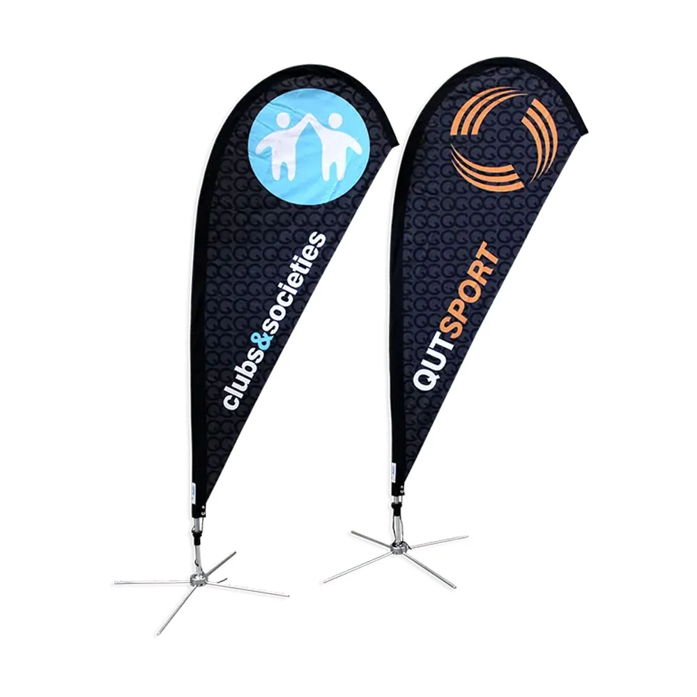 Bandiere con banner a goccia