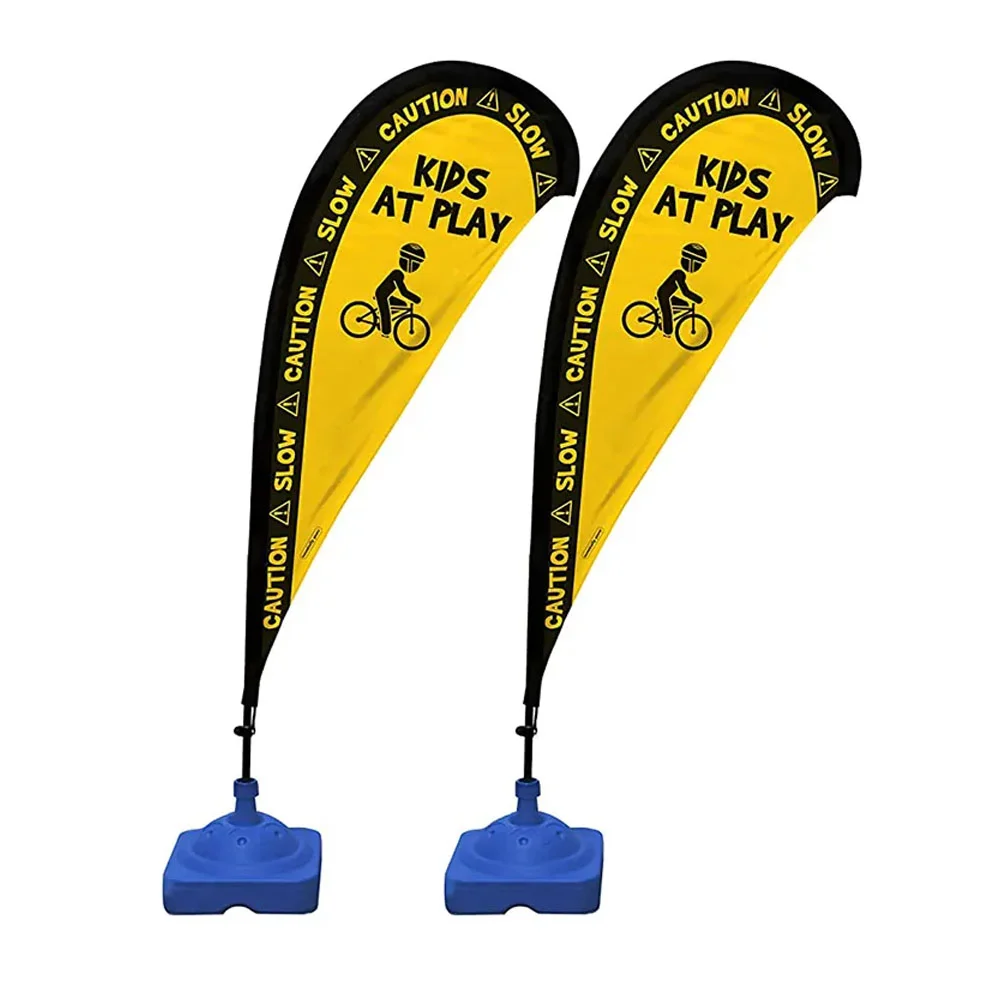 Bandiere con banner a goccia