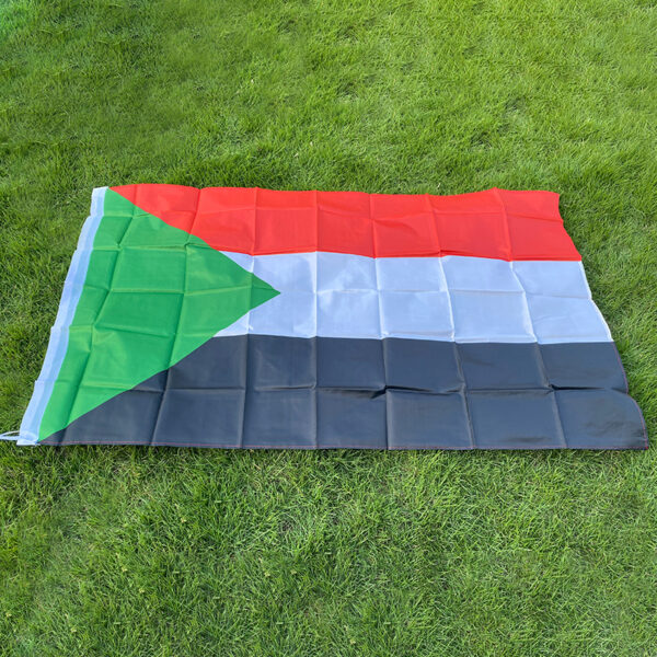 Bandiera da appendere in poliestere stampato su entrambi i lati