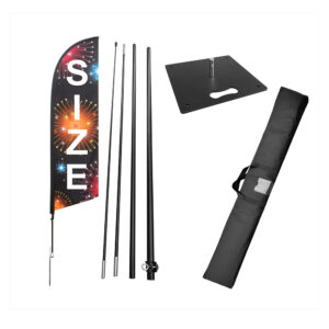 Cheap Custom Feather Flags with Pole