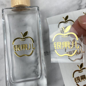 Custom Gold Logo Transfer Stickers
