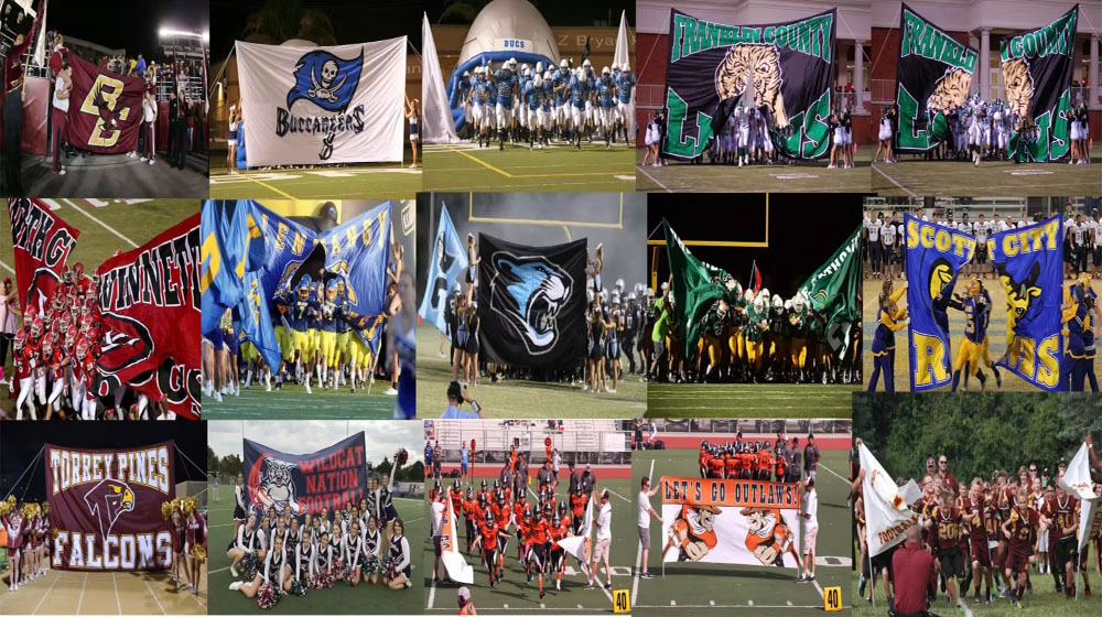Breakaway Banner for Football