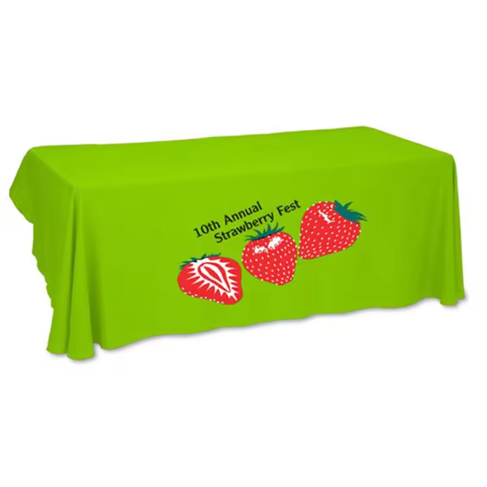 Prilagođeni stolnjaci za sajmove 01 Nadstolnjaci za sajmove po narudžbi